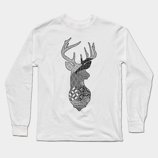 Stag Long Sleeve T-Shirt by chloeklbennett